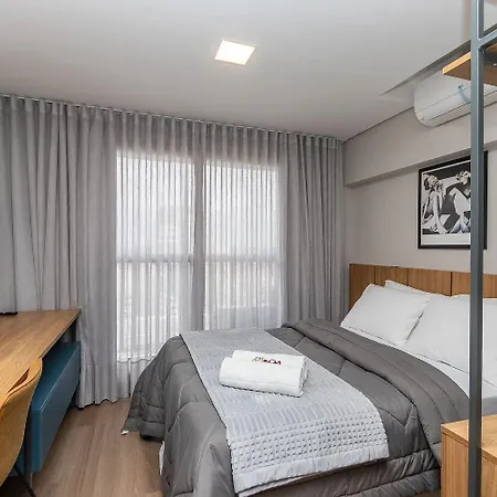 Vibe Curitiba By Housi, Proximo A Ligga Arena E Praca Do Japao Apartment Room photo